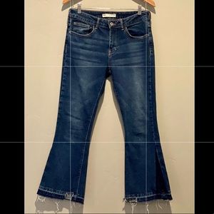 ZARA Wide leg Jeans with Slit